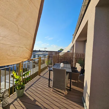 Ueber Den Daechern Leipzigs - Hochwertiges Mit Dachterrasse Im Zentrum Leipzigs Apartament Lipsk